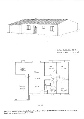 plan de maison vendéenne